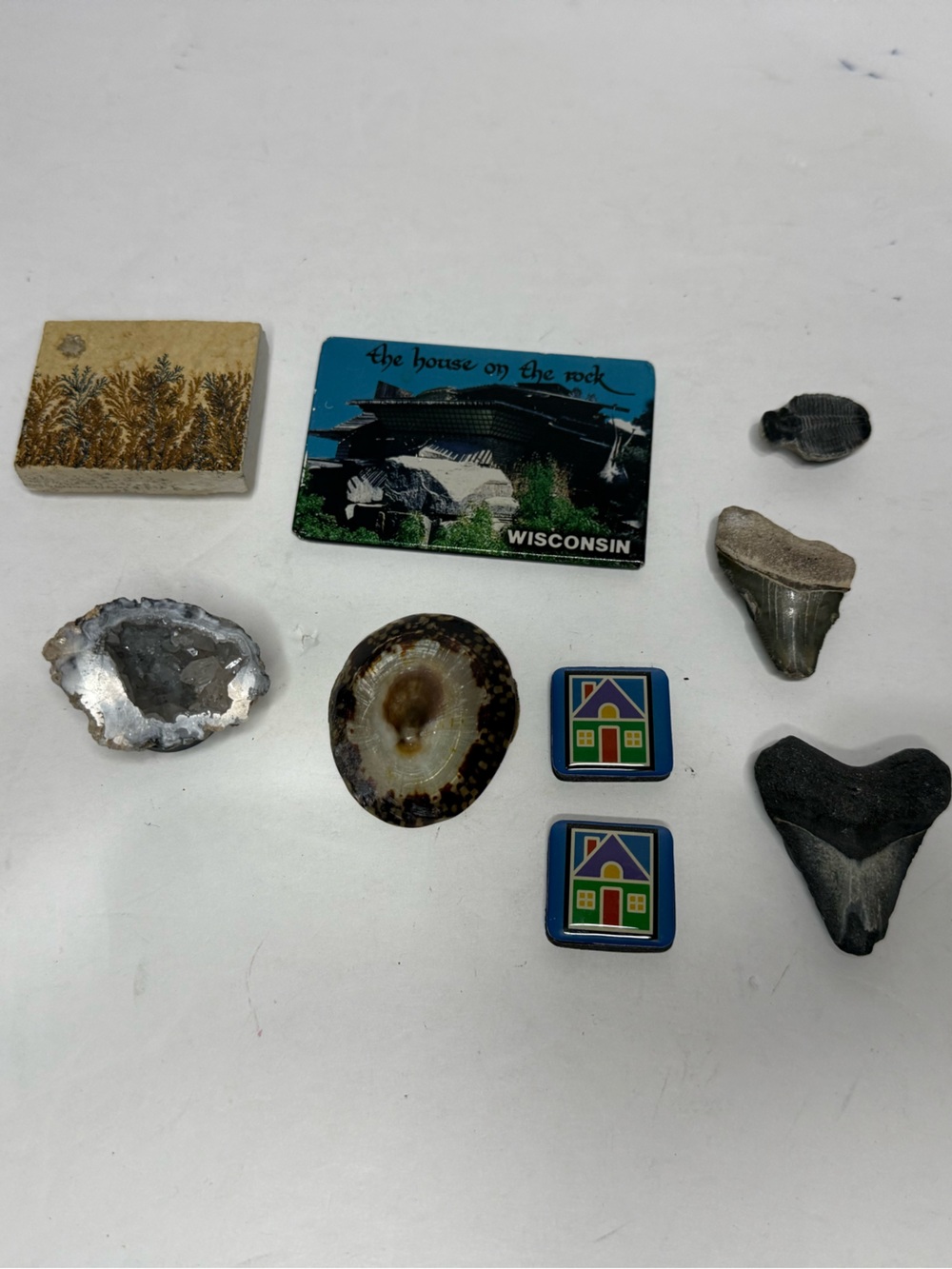 Set of 9 Natural Wonders & Souvenirs Magnetics